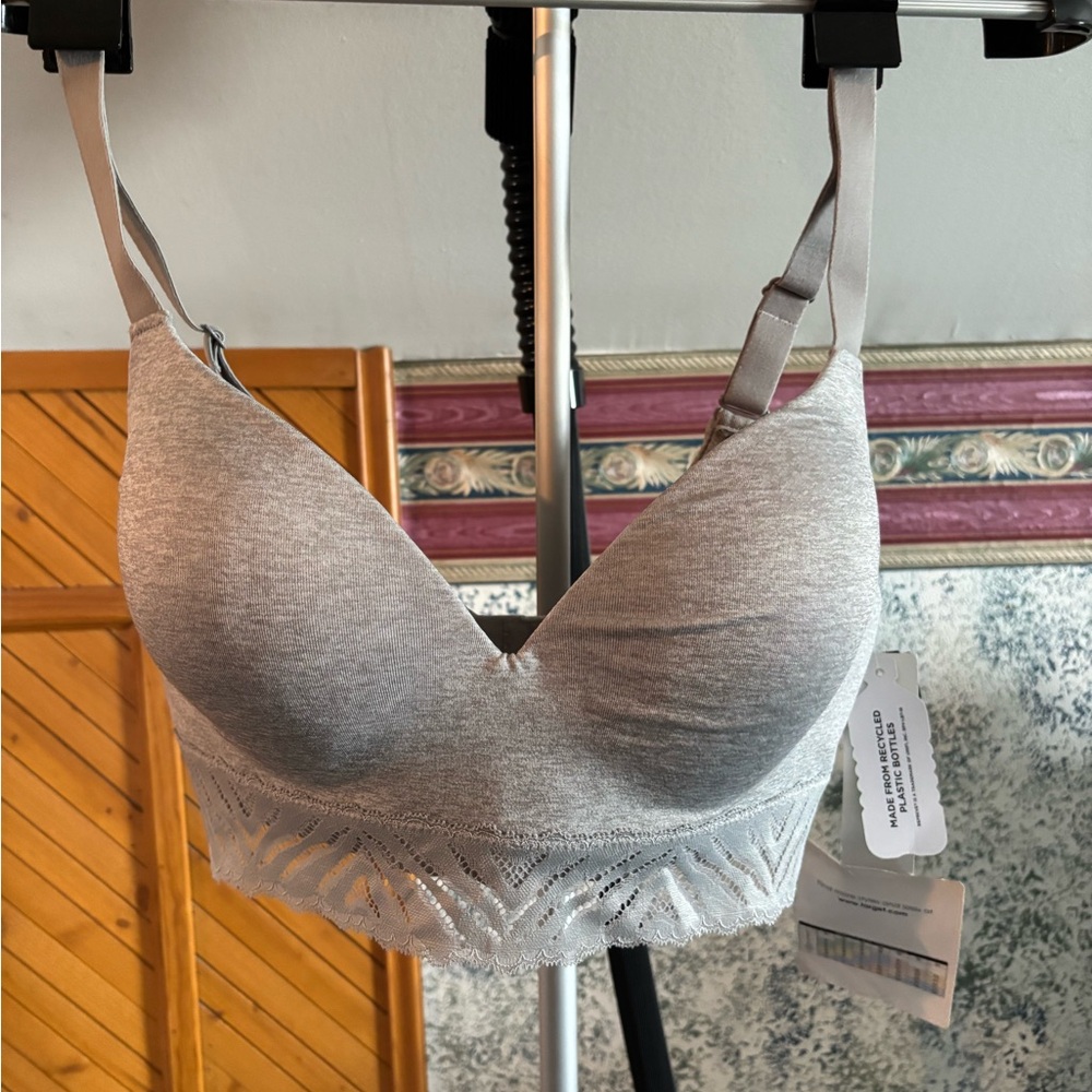 Paramour Wire Free Seamless Lightly Lined T-Shirt Bralette XL